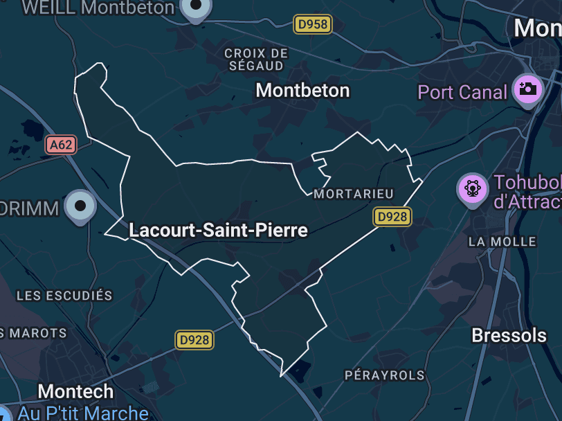 Maps Lacourt-Saint-Pierre