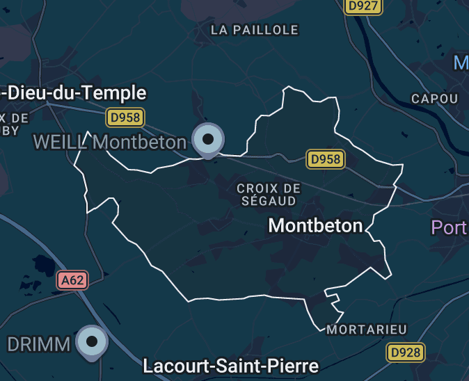 Maps Montbeton